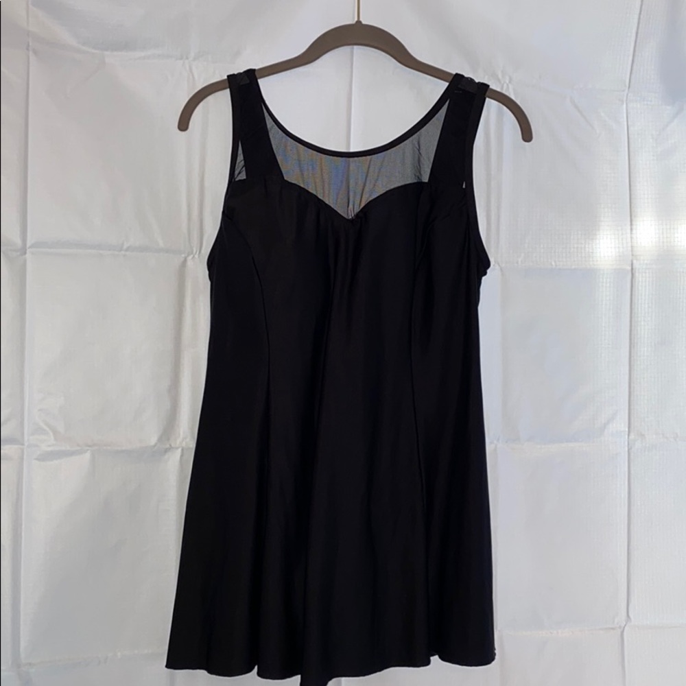 Vintage Alicia Simone swim-dress. SZ 20w